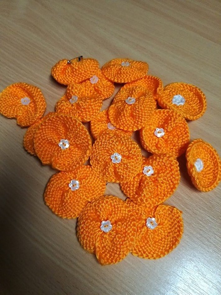 Oransje blomster- stopp vold mot kvinner